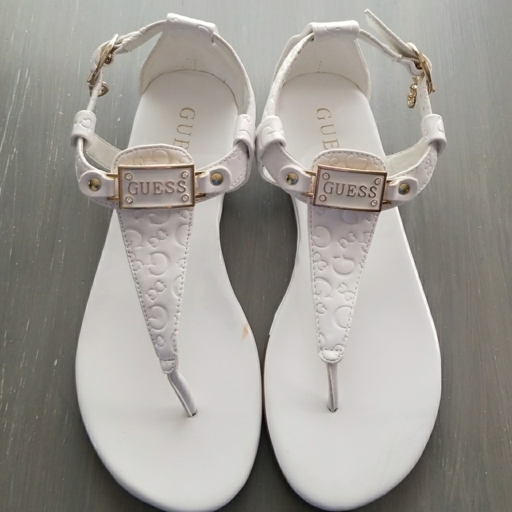*Guess* T-Strap Sandals